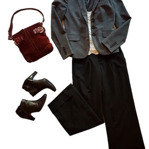 Banana Republic wool wide-legged pants, Martin fit